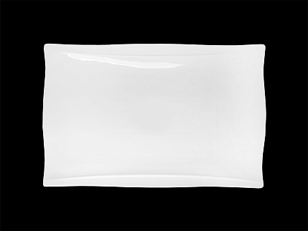 Блюдо прямоугольное 360х250 мм Royal White /4/12/